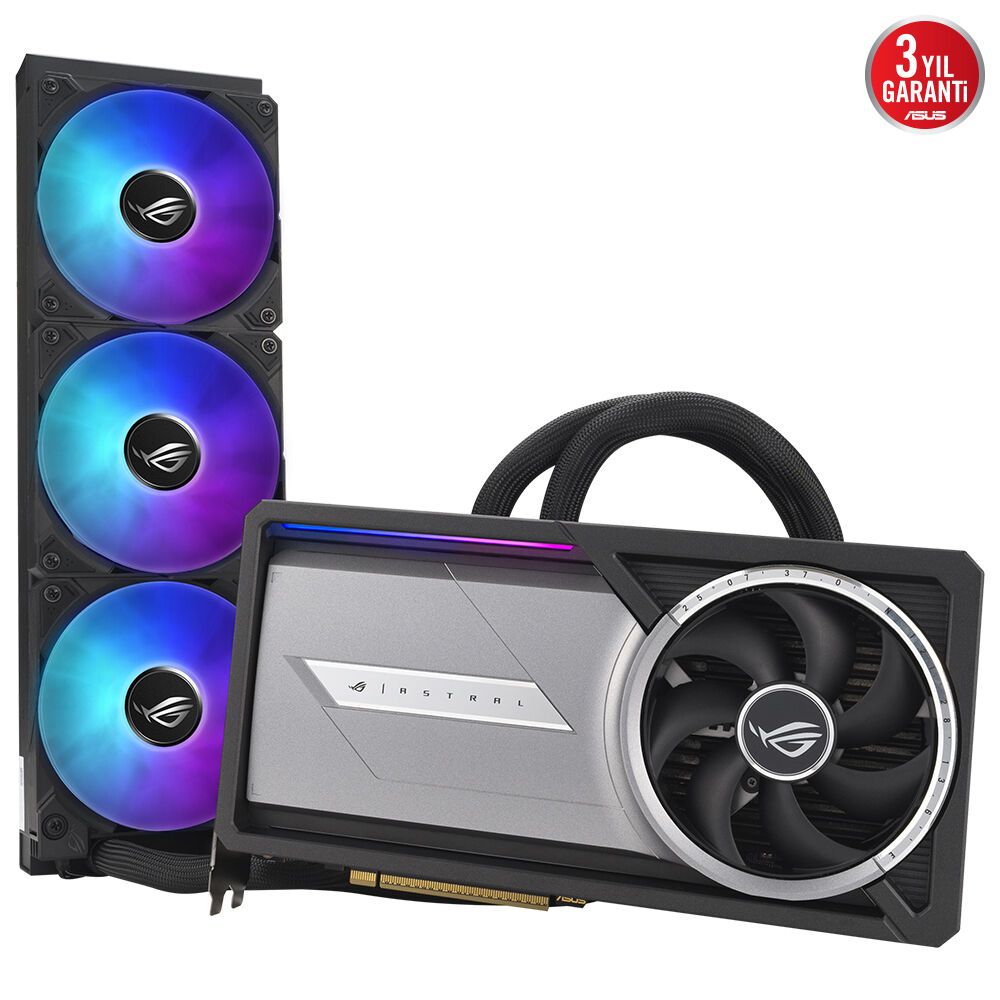 ASUS ROG Astral LC GeForce RTX 5090 32GB GDDR7 OC Edition ROG-ASTRAL-LC-RTX5090-O32G-GAMING GDDR7 512Bit Gaming (Oyuncu) Ekran Kartı