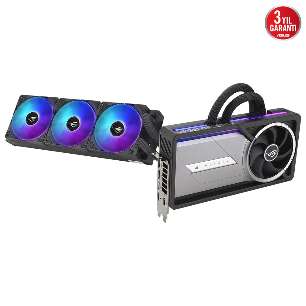 ASUS ROG Astral LC GeForce RTX 5090 32GB GDDR7 OC Edition ROG-ASTRAL-LC-RTX5090-O32G-GAMING GDDR7 512Bit Gaming (Oyuncu) Ekran Kartı