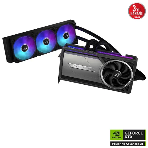 ASUS ROG Astral LC GeForce RTX 5090 32GB GDDR7 OC Edition ROG-ASTRAL-LC-RTX5090-O32G-GAMING GDDR7 512Bit Gaming (Oyuncu) Ekran Kartı