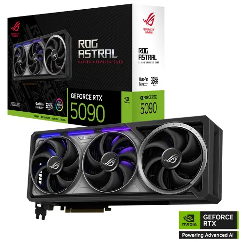 ASUS ROG Astral GeForce RTX 5090 32GB ROG-ASTRAL-RTX5090-32G-GAMING GDDR7 512Bit Gaming (Oyuncu) Ekran Kartı