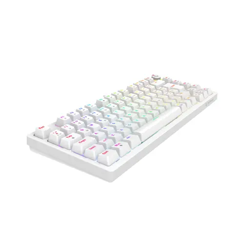 Rampage ENIGMA 75 Beyaz Türkçe Q Red Switch Mekanik Gaming (Oyuncu) Klavye