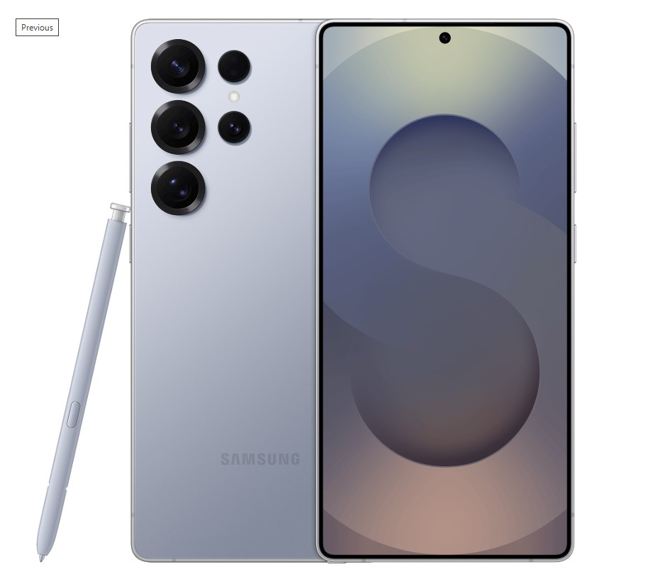 Samsung Galaxy S25 Ultra 512GB 12GB RAM Titanyum Mavi Cep Telefonu– Samsung Türkiye Garantili