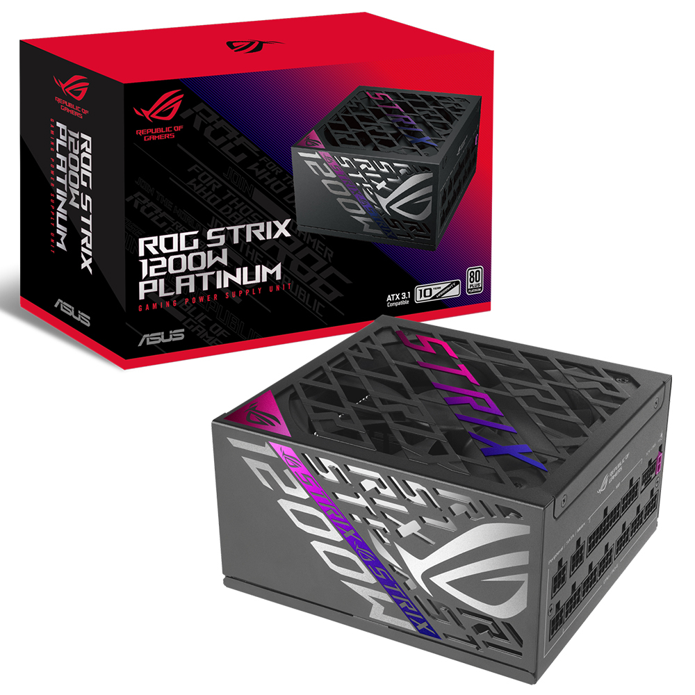 ASUS ROG Strix 1200P 1200W 80+ Platinum Full Modüler Gaming Power Supply (90YE00W0-B0NA00)