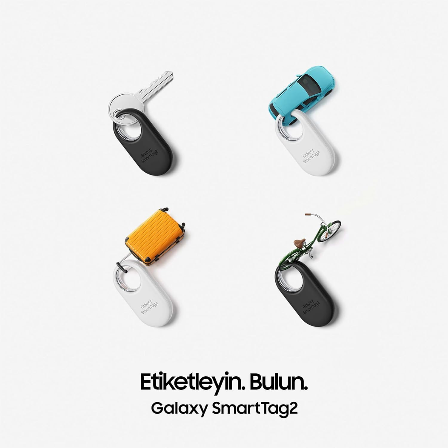 Samsung Galaxy SmartTag 2 EL-T5600 Siyah Kablosuz Akıllı Tag
