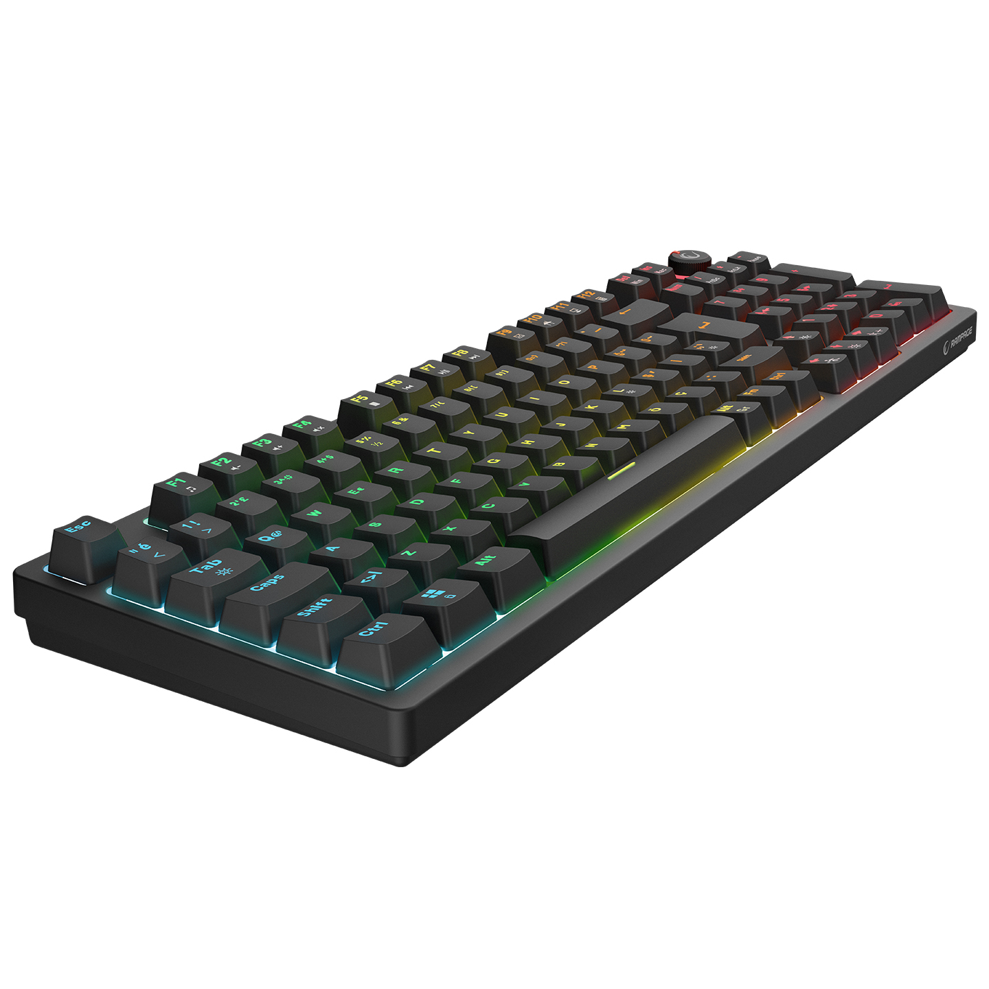 Rampage ENIGMA Siyah Türkçe Q Red Switch Mekanik Gaming (Oyuncu) Klavye