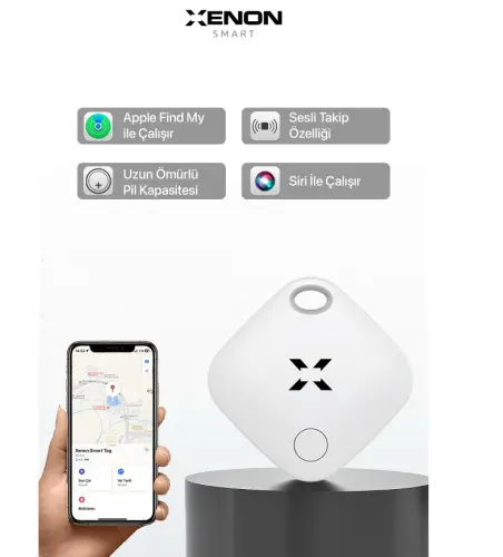 Xenon Smart Smart Tag Beyaz Akıllı Takip Cihazı-X6602_M1