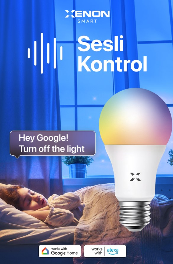 Xenon Smart Wi-Fi LED Akıllı RGB Ampul X7021