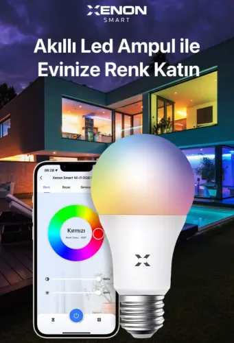 Xenon Smart Wi-Fi LED Akıllı RGB Ampul X7021