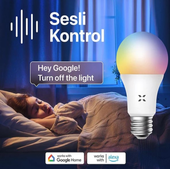 Xenon Smart Wi-Fi LED Akıllı RGB Ampul (3 adet)
