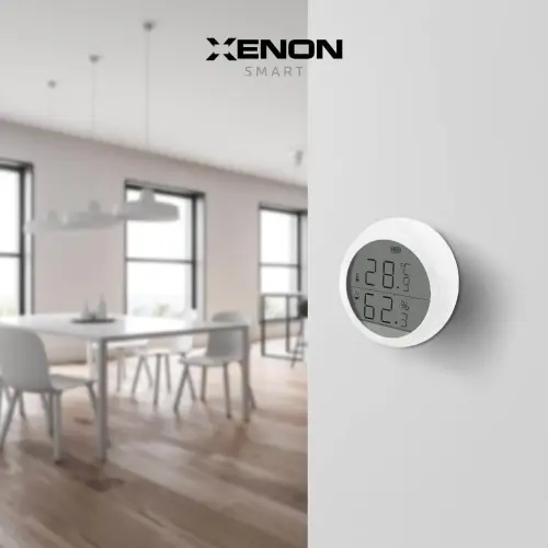Xenon Smart X7608 Zigbee Sıcaklık ve Nem Ölçer Termometre