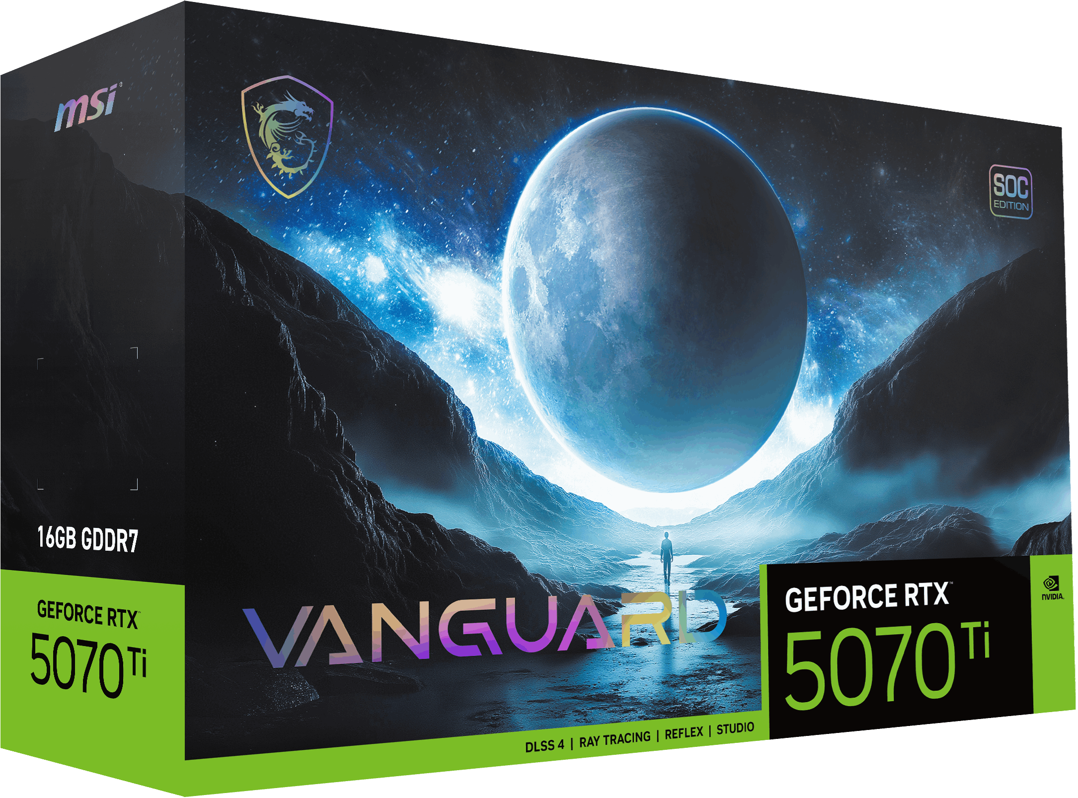 MSI GeForce RTX 5070 TI 16G VANGUARD SOC GDRR7 256Bit DX12 Gaming (Oyuncu) Ekran Kartı