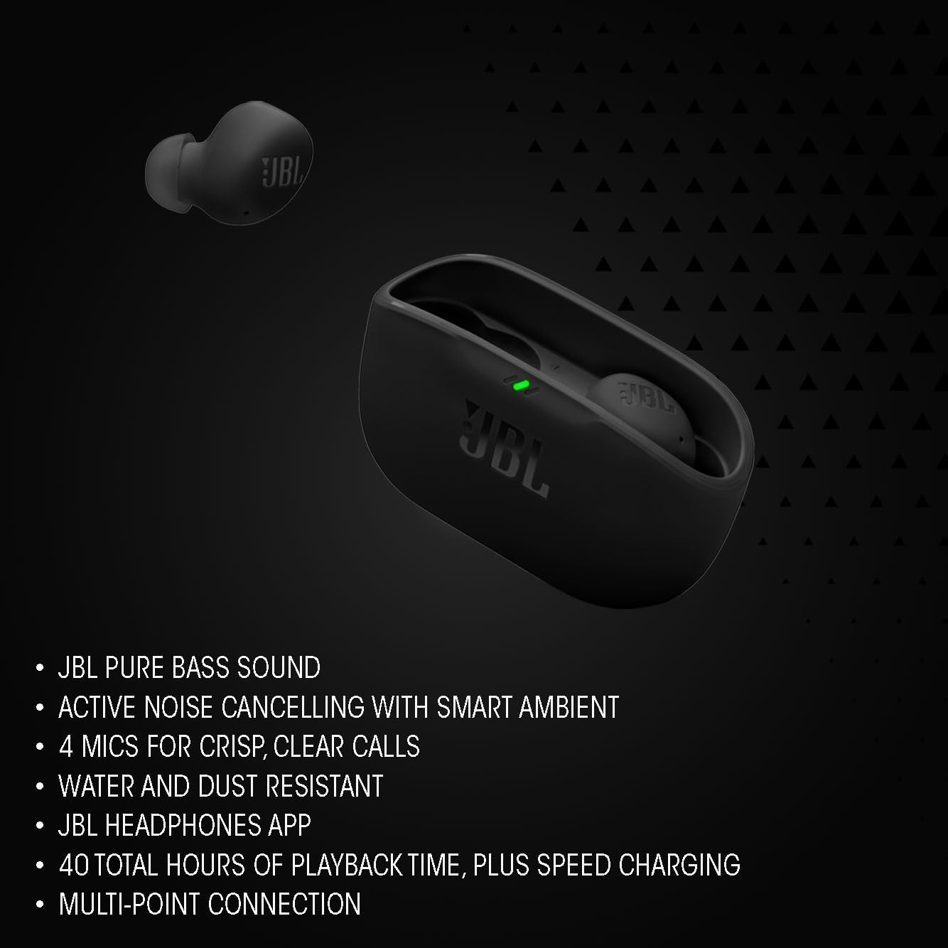 JBL Wave Buds 2 TWS Kulak İçi Bluetooth Kulaklık Siyah