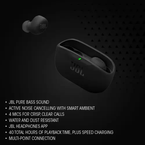 JBL Wave Buds 2 TWS Kulak İçi Bluetooth Kulaklık Siyah