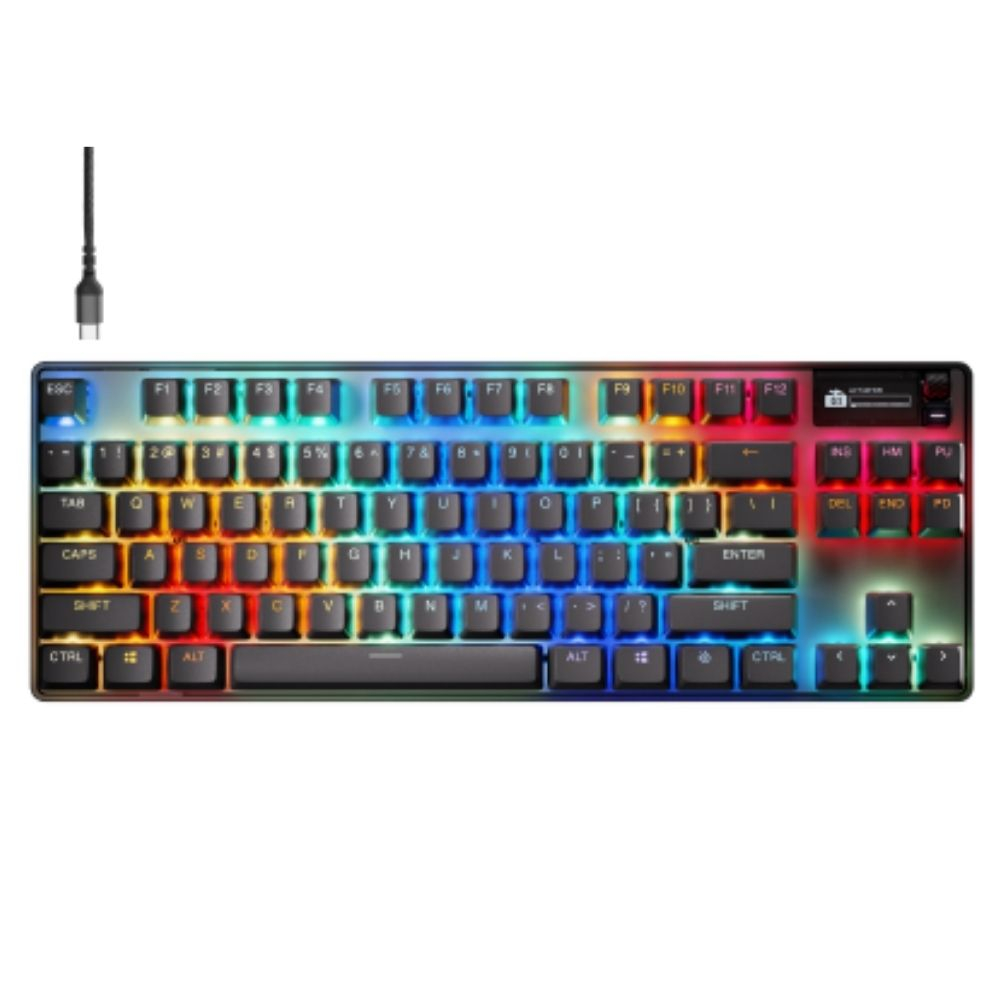 SteelSeries Apex Pro TKL Gen 3 UK (İngilizce) SSK64741 Ayarlanabilir OmniPoint Switch Mekanik RGB Gaming Klavye