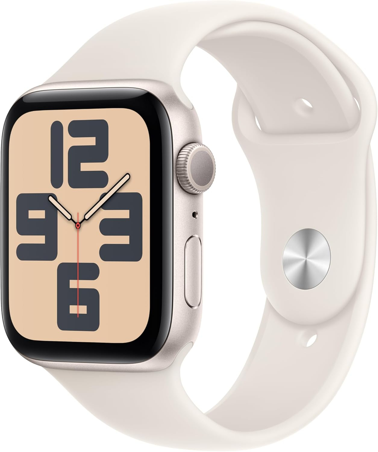 Apple Watch SE GPS 40 mm Yıldız Işığı Alüminyum Kasa ve Yıldız Işığı Spor Kordon - S/M MXEF3TU/A