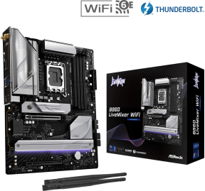 Asrock B860 Live Mixer WiFi LGA1851 DDR5 8666MHz+(OC) ATX Gaming (Oyuncu) Anakart