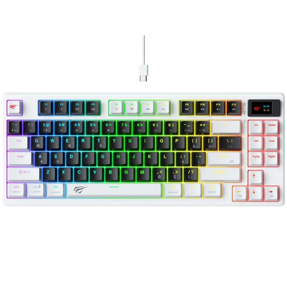 Havit Gamenote KB884L RGB Brown Switch Mekanik Gaming (Oyuncu) Klavye