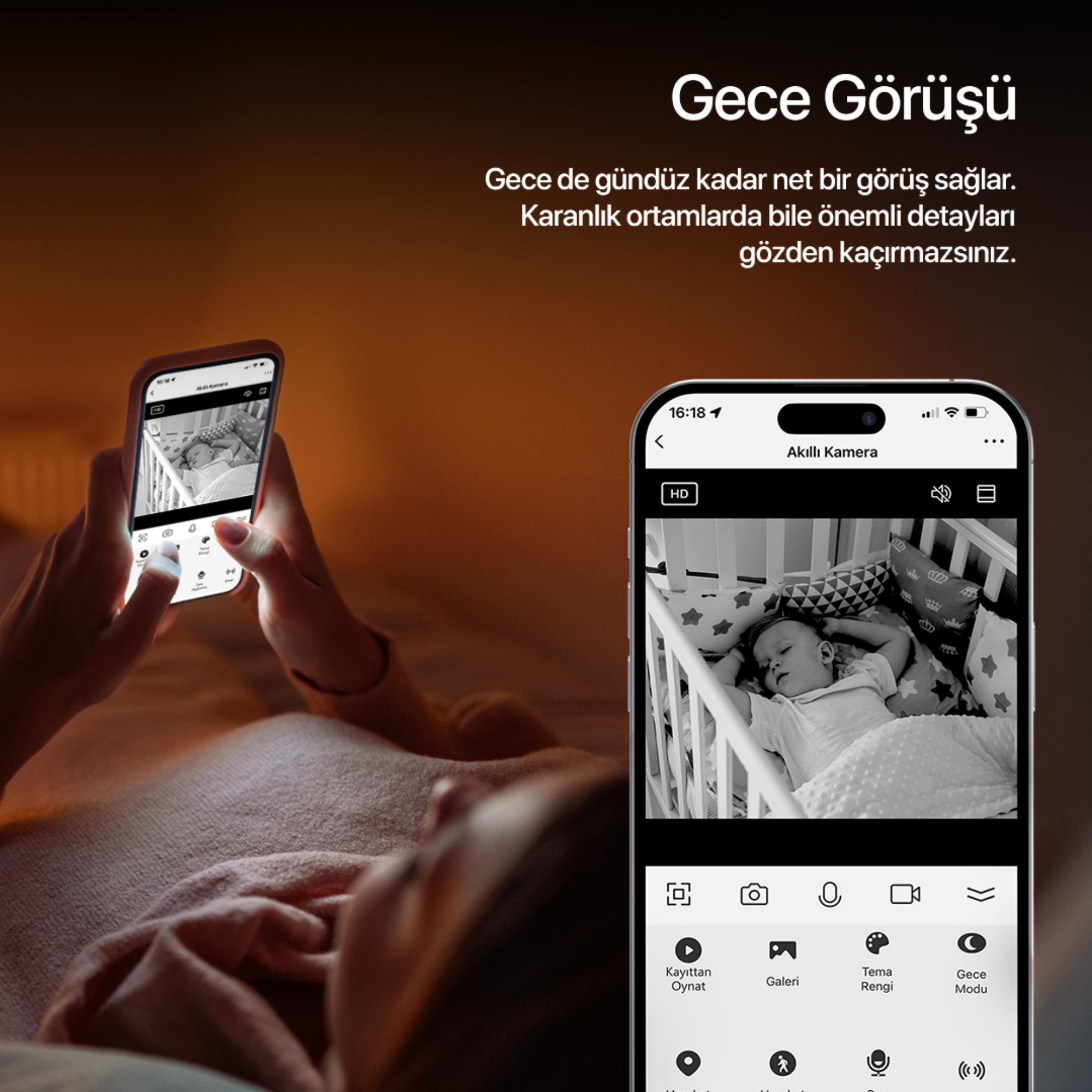 Xenon Smart X7207 Full HD Gece Görüşlü Wi-Fi Güvenlik Kamerası