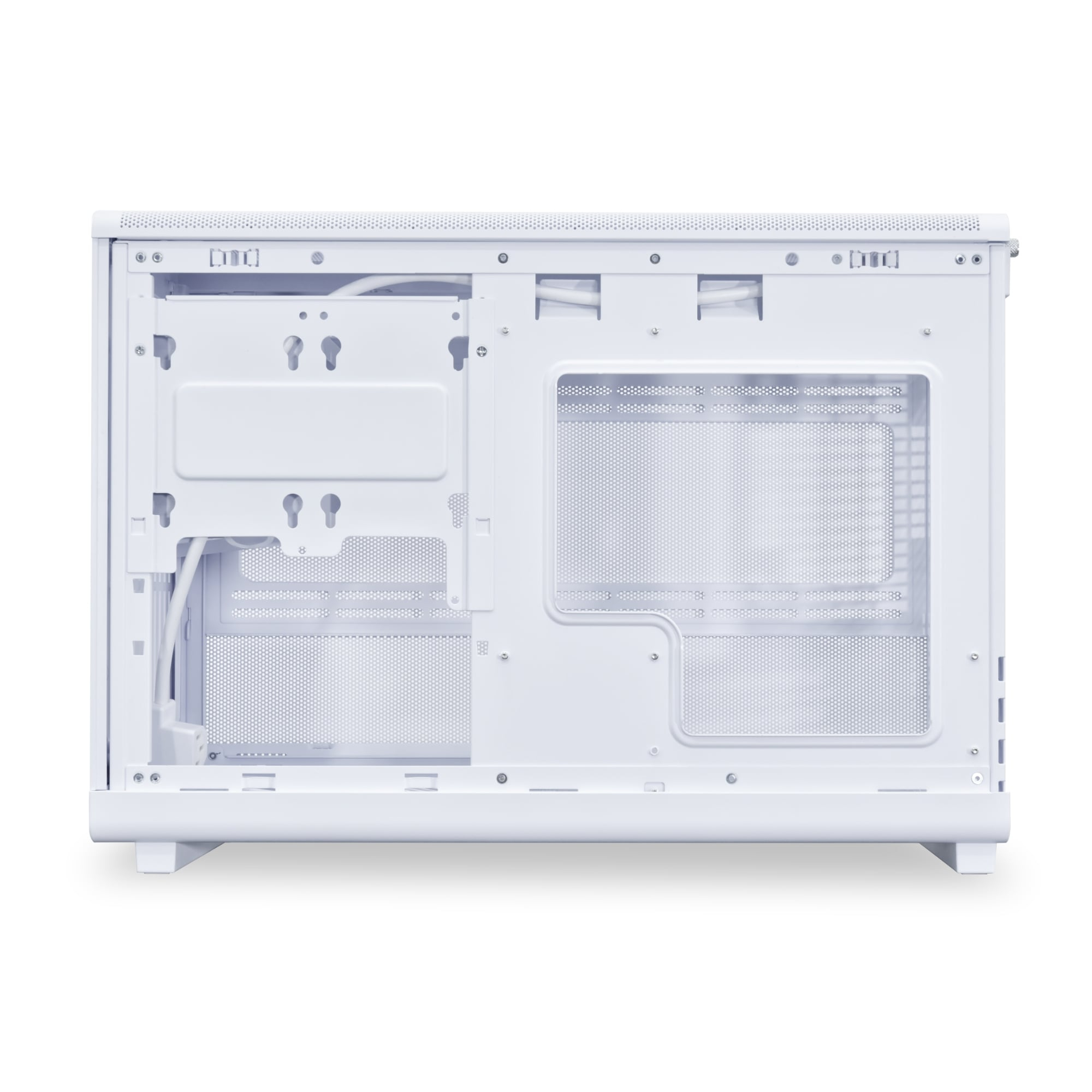 Lian Li Dan Case A3 Beyaz Ahşap Cam M-ATX Mini-Tower Kasa (G99.A3W-WDG.00)