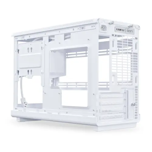 Lian Li Dan Case A3 Beyaz Ahşap Cam M-ATX Mini-Tower Kasa (G99.A3W-WDG.00)