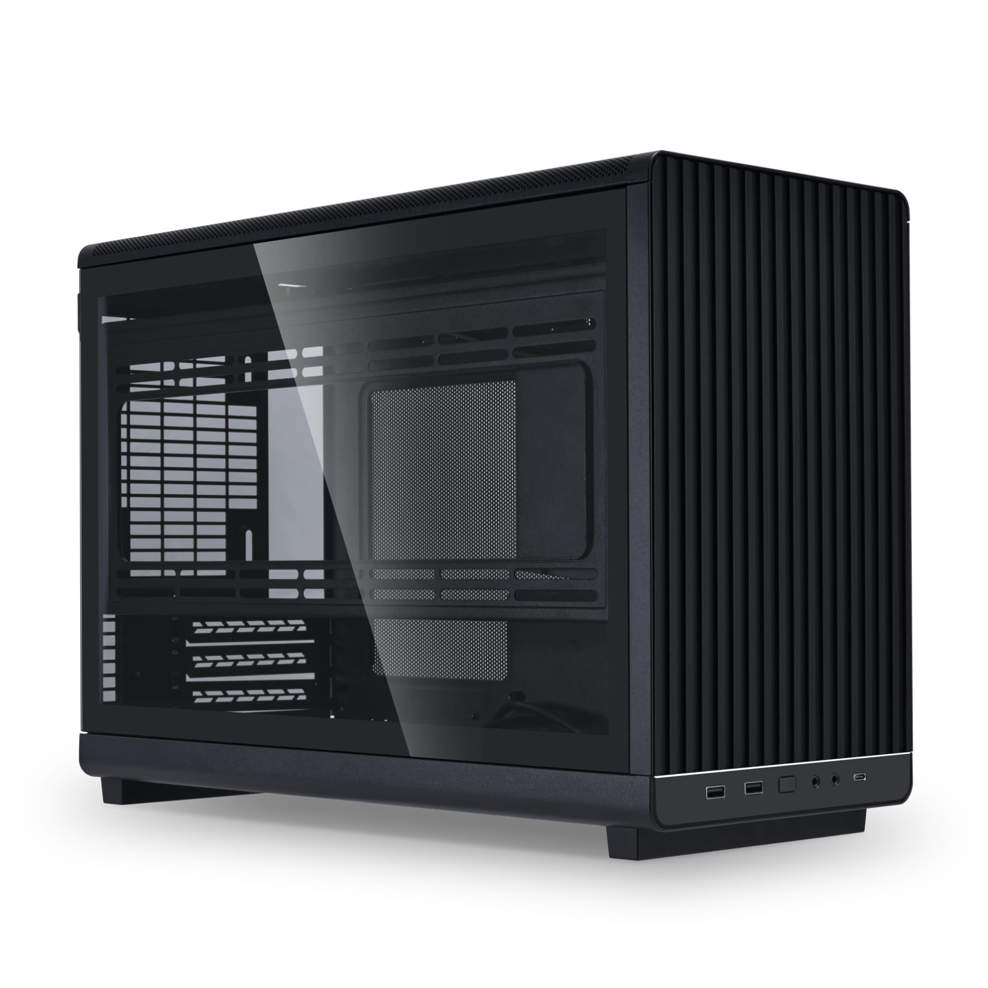 Lian Li Dan Case A3 Siyah Ahşap Cam M-ATX Mini-Tower Kasa (G99.A3X-WDG.00)