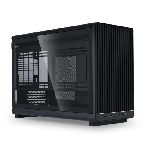 Lian Li Dan Case A3 Siyah Ahşap Cam M-ATX Mini-Tower Kasa (G99.A3X-WDG.00)