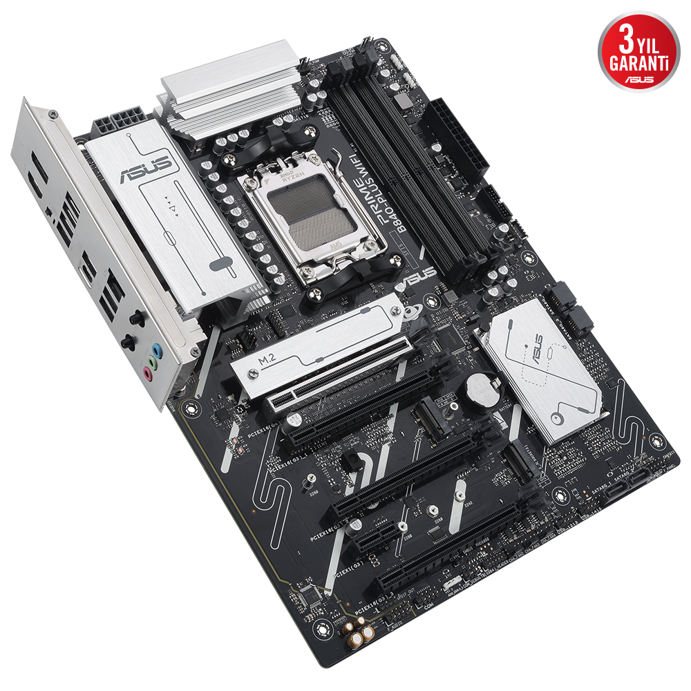 ASUS Prime B840-Plus WiFi AMD B840 Soket AM5 DDR5 7600+(OC)MHz ATX Gaming (Oyuncu) Anakart