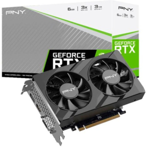 PNY GeForce RTX 3050 Verto Dual Fan VCG30506DFXPB1 6GB GDDR6 96Bit DX12 Gaming (Oyuncu) Ekran Kartı