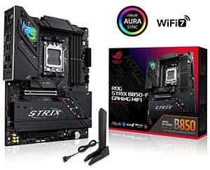 ASUS ROG STRIX B850-F GAMING WIFI AMD B850 Soket AM5 DDR5 8000+(OC)MHz ATX Gaming (Oyuncu) Anakart