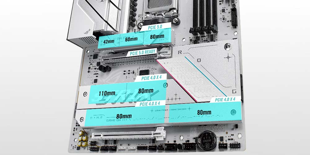 ASUS ROG STRIX B850-A GAMING WIFI AMD B850 Soket AM5 DDR5 8000+(OC)MHz ATX Gaming (Oyuncu) Anakart