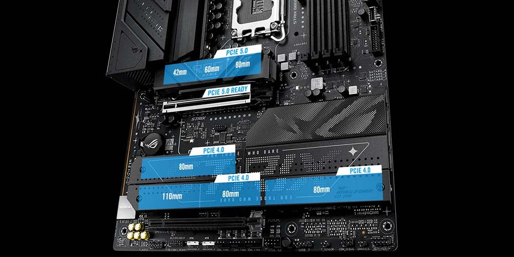 ASUS ROG STRIX B860-F GAMING WIFI Intel B860 Soket 1851 DDR5 9066+(OC)MHz ATX Gaming (Oyuncu) Anakart