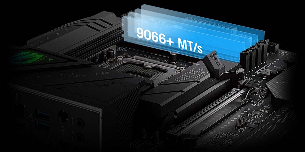 ASUS ROG STRIX B860-F GAMING WIFI Intel B860 Soket 1851 DDR5 9066+(OC)MHz ATX Gaming (Oyuncu) Anakart
