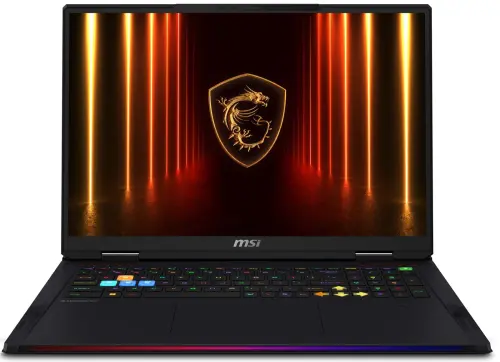 MSI Raider A18 HX A9WIG-092TR AMD Ryzen R9-9955HX3D 64GB DDR5 2TB SSD 16GB RTX5080 GDDR7 18″ 4K UHD+ 120Hz Mini LED W11 Gaming (Oyuncu) Notebook
