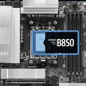 MSI PRO B850-P WIFI AMD B850 Soket AM5 DDR5 8200+(OC)MHz ATX Gaming (Oyuncu) Anakart