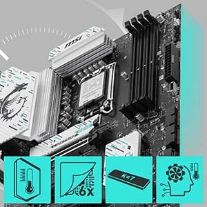 MSI B860 GAMING PLUS WIFI Intel B860 Soket 1851 DDR5 8800+(OC)MHz ATX Gaming (Oyuncu) Anakart
