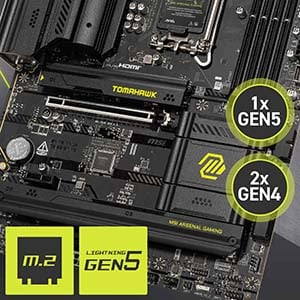 Msı MAG B860 TOMAHAWK WIFI Intel B860 Soket 1851 DDR5 9200+(OC)MHz ATX Gaming (Oyuncu) Anakart