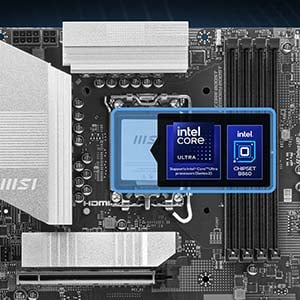 Msı PRO B860-P Intel B860 Soket 1851 DDR5 8800+(OC)MHz ATX Gaming (Oyuncu) Anakart