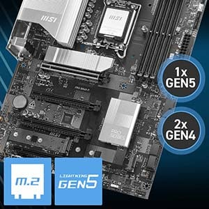Msı PRO B860-P Intel B860 Soket 1851 DDR5 8800+(OC)MHz ATX Gaming (Oyuncu) Anakart