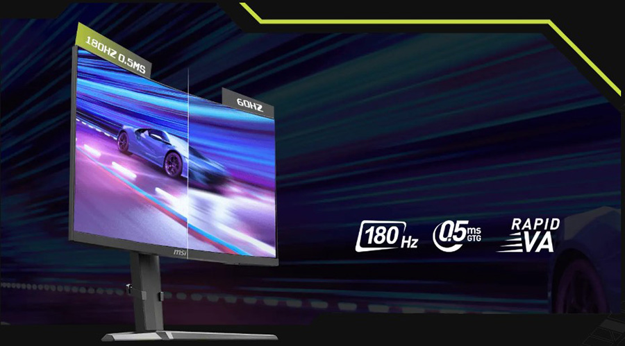 MSI MAG 275CQRF QD E2 27″ 180Hz 0.5ms FreeSync AdaptiveSync HDR WQHD Rapid VA Curved Gaming (Oyuncu) Monitör