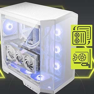 MSI MAG PANO 100R PZ White 4x120mm ARGB Fan USB 3.2 ATX Tower Gaming (Oyuncu) Kasa