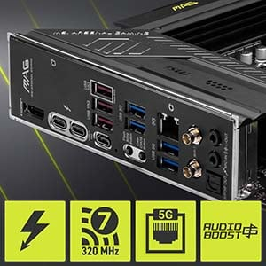MSI MAG Z890 Tomahawk WIFI DDR5 Soket 1851 9200MHz ATX Gaming Anakart