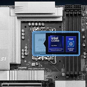 MSI PRO Z890-P WIFI DDR5 Soket 1851 9200MHZ ATX Gaming (Oyuncu) Anakart