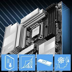 MSI PRO Z890-P WIFI DDR5 Soket 1851 9200MHZ ATX Gaming (Oyuncu) Anakart