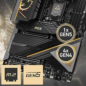 MSI MEG Z890 ACE Soket 1851 DDR5 9200MHZ(OC) Gaming (Oyuncu) Anakart