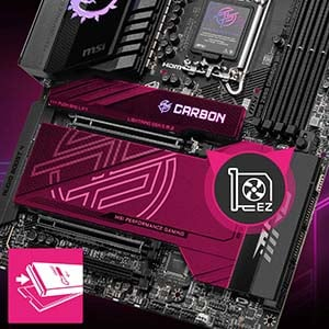 MSI MPG Z890 Carbon WIFI Soket 1851 DDR5 9200MHZ WIFI 7 ATX Gaming Anakart