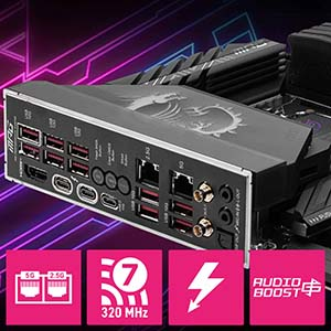 MSI MPG Z890 Carbon WIFI Soket 1851 DDR5 9200MHZ WIFI 7 ATX Gaming Anakart
