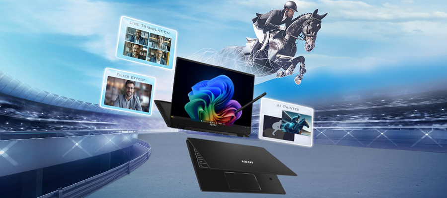 MSI Summit A16 AI+ A3HMTG-038TR R9 AI 365 32GB DDR5 UMA 1TB SSD 16″  QHD 165Hz Win11 Notebook