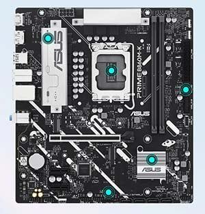 ASUS Prime B860M-K-Intel B860 Soket 1851 DDR5 8800+(OC)MHz mATX Gaming (Oyuncu) Anakart
