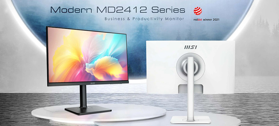 MSI MODERN MD2412PW 23.8″ 100Hz Beyaz Type-C Monitör