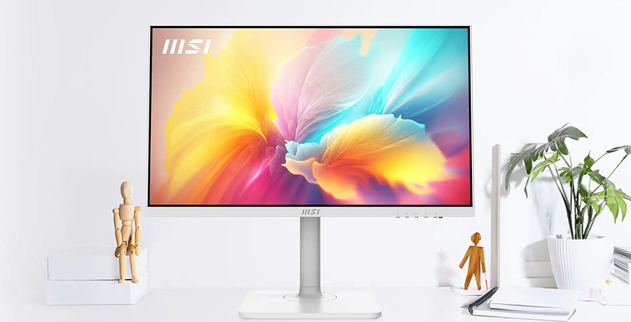 MSI MODERN MD2412PW 23.8″ 100Hz Beyaz Type-C Monitör